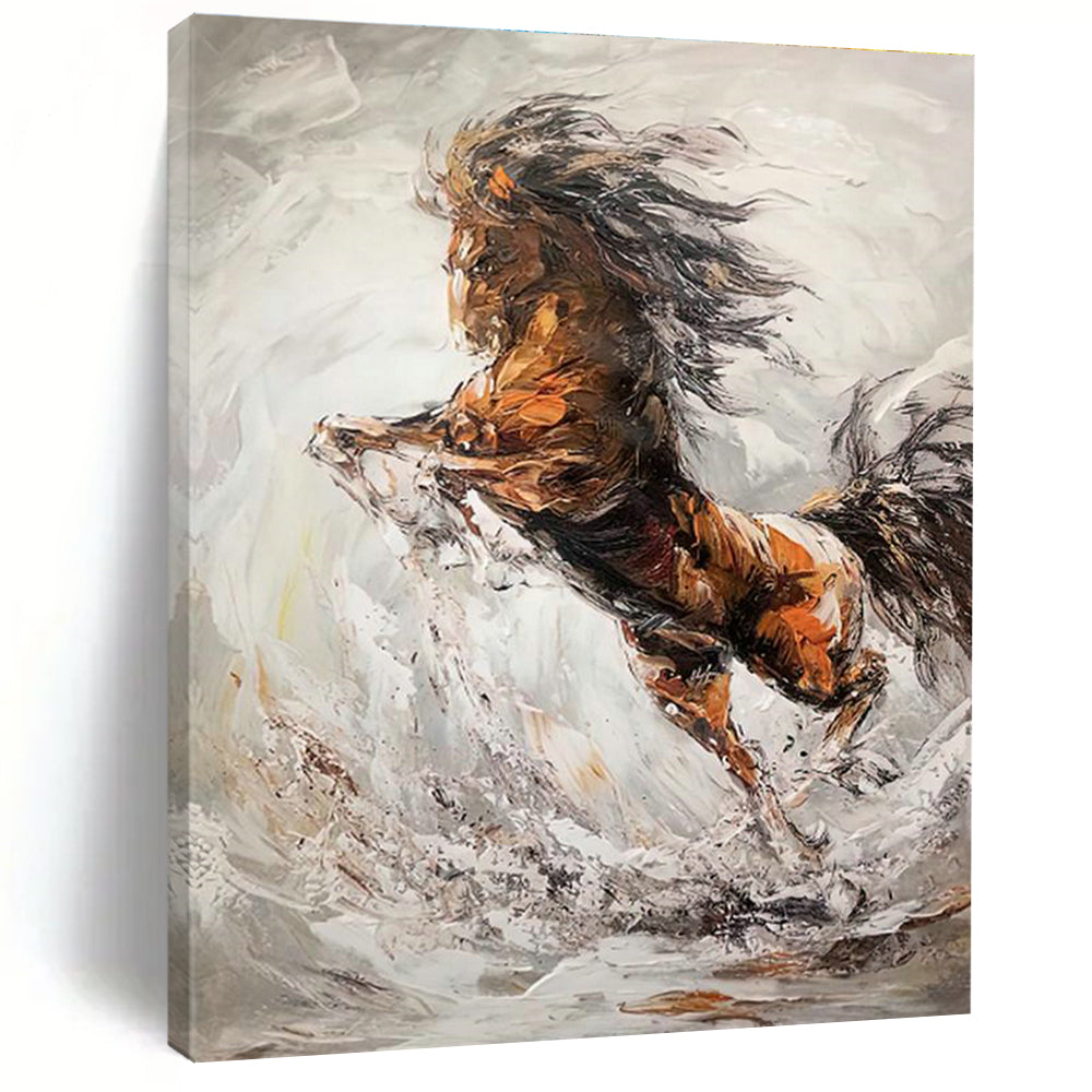Tremendous Custom - Textured Handmade Abstract Canvas for Bedroom & Entryway DLZ2131