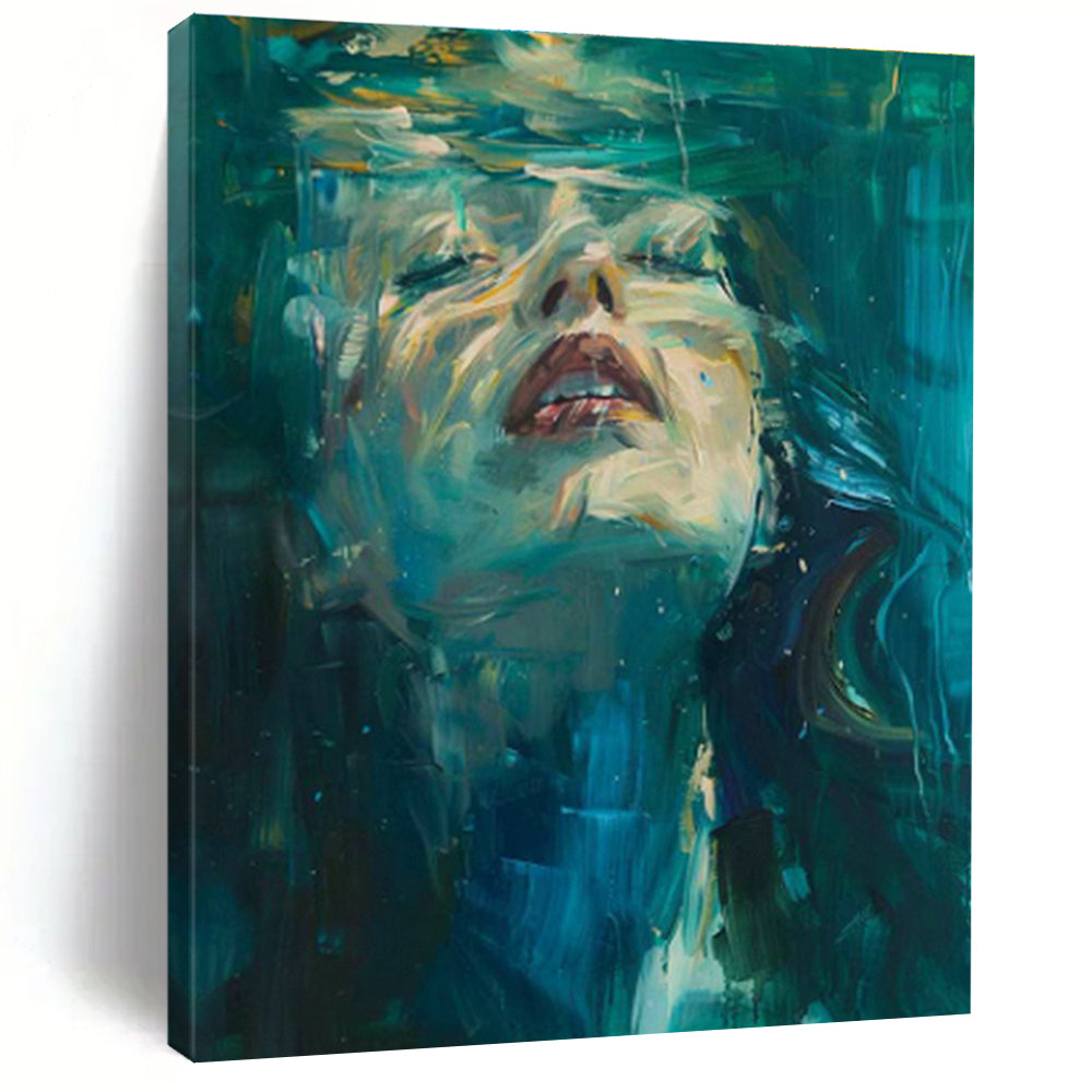 Custom-Made Extra Large Abstract Art for Living Room & Entryway DLZ1190