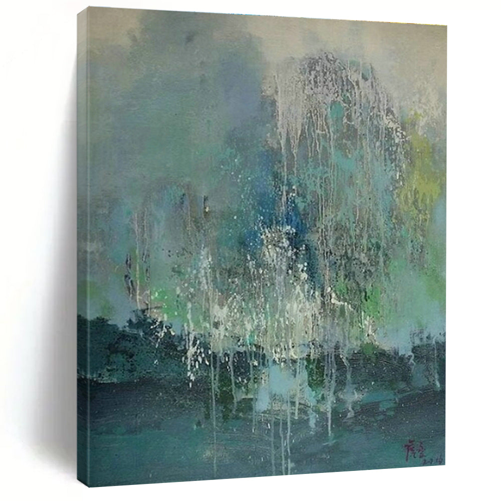 Large Custom Handmade Abstract Painting for Hallway and Office DLZ1483