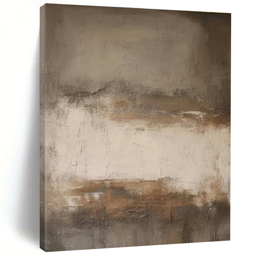 Neutral Tones Abstract Painting with Subtle Textures ADGE441