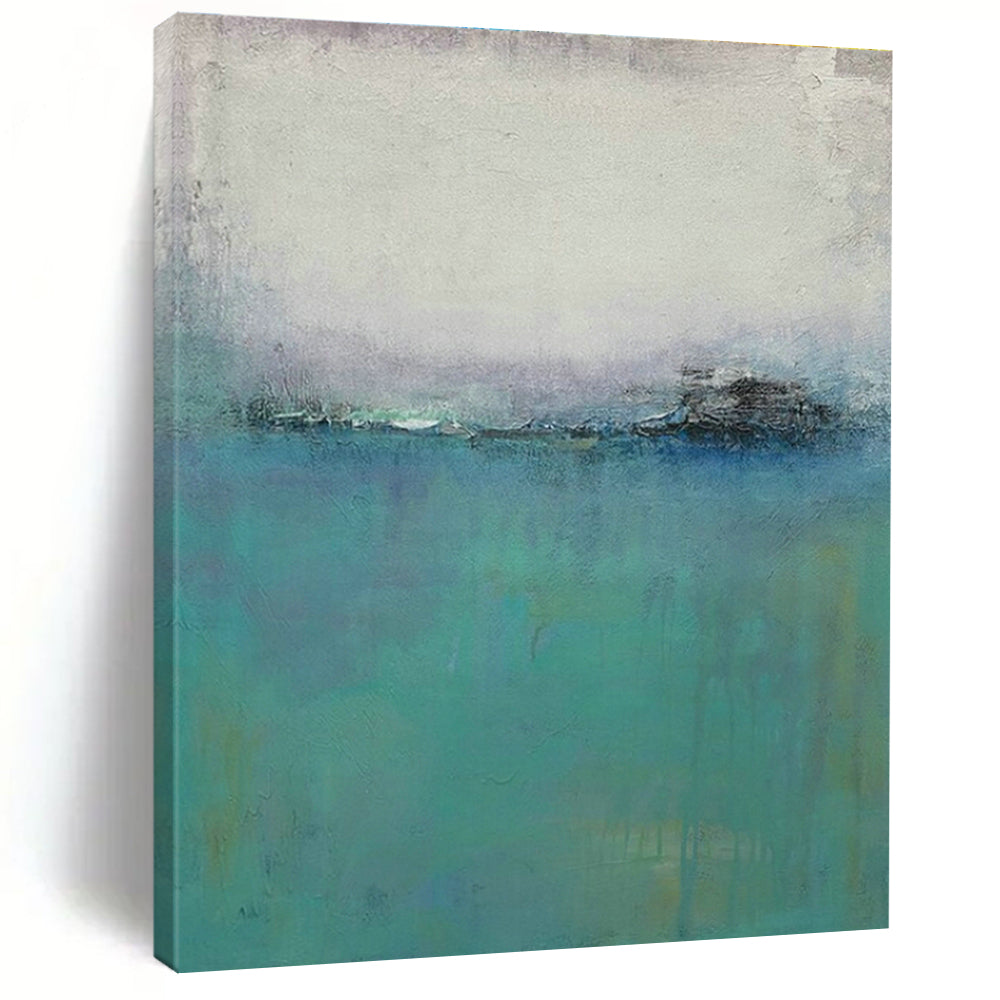 Original Hand-Painted Abstract Canvas for Entryway and Living Room DLZ1481