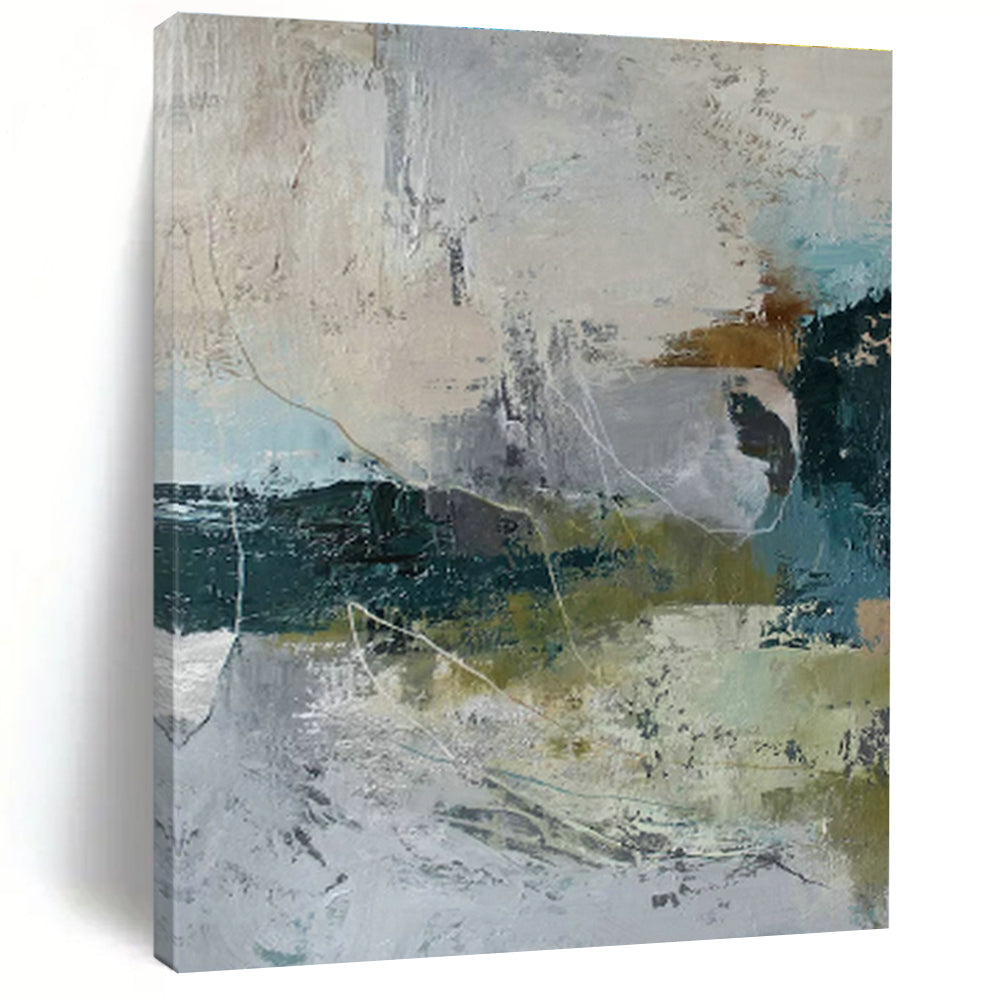 Ample Custom Hand - Painted Abstracts for Cottage Rusticity DLZ0399