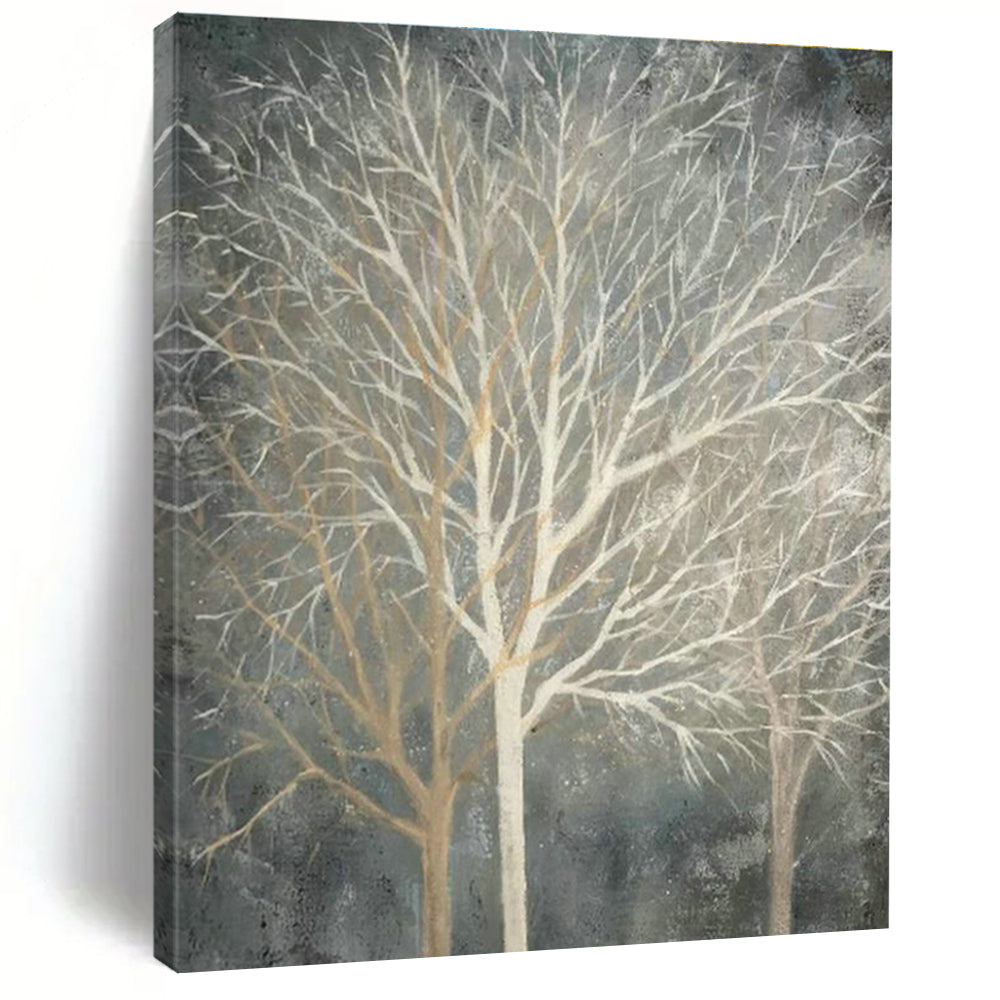 Grand Custom Hand-Painted Abstract Canvas - Avant-Garde Edge for Experimental Theater Festivals DLZ0304