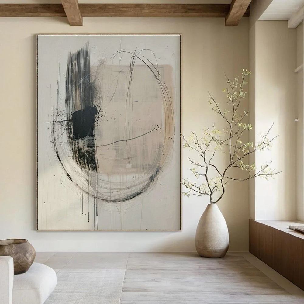 Colossal - Scale Custom Hand - Painted Abstracts for Office Prestige DLZ0420