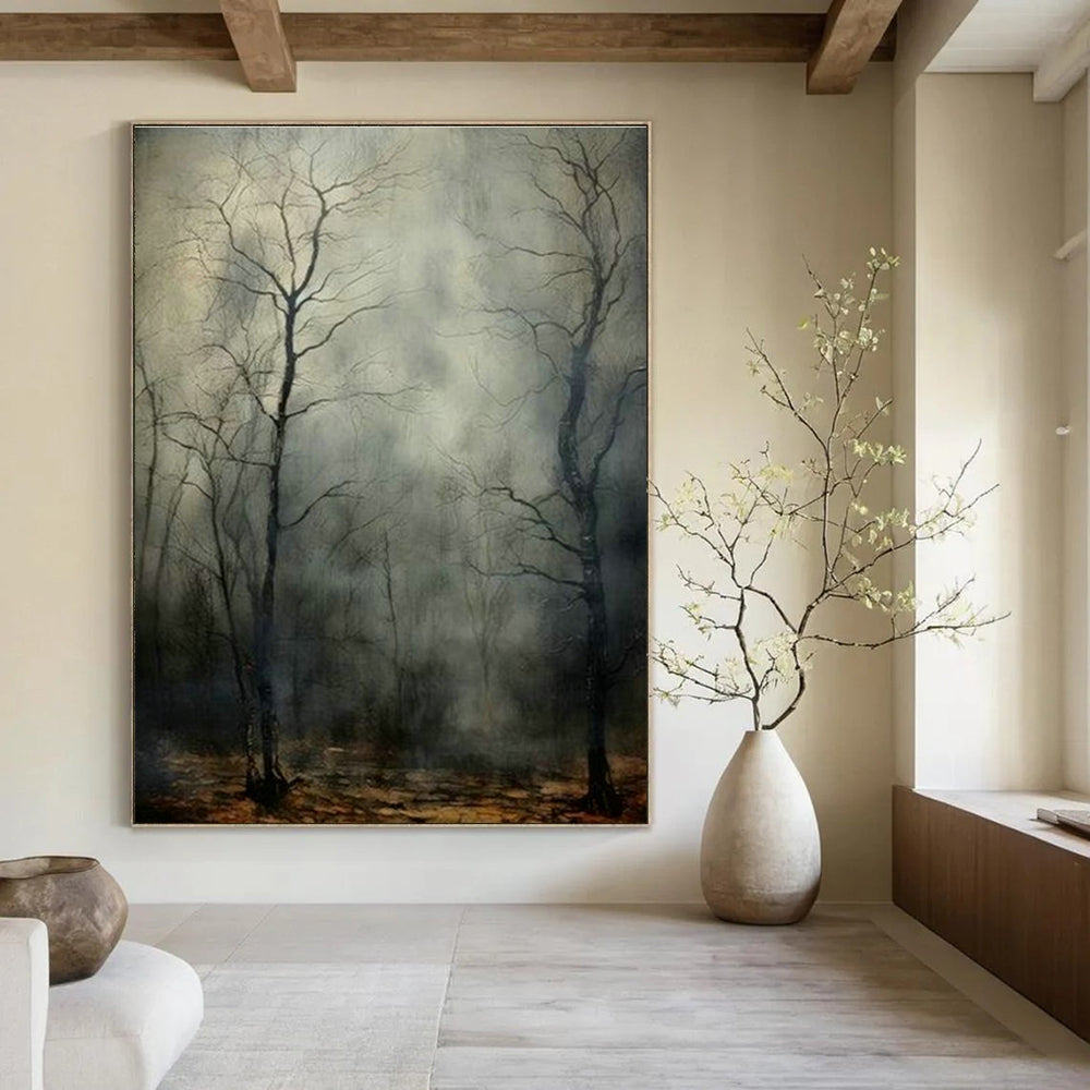 Large - Format Custom Abstract Art for Dining Room Ambiance DLZ0382