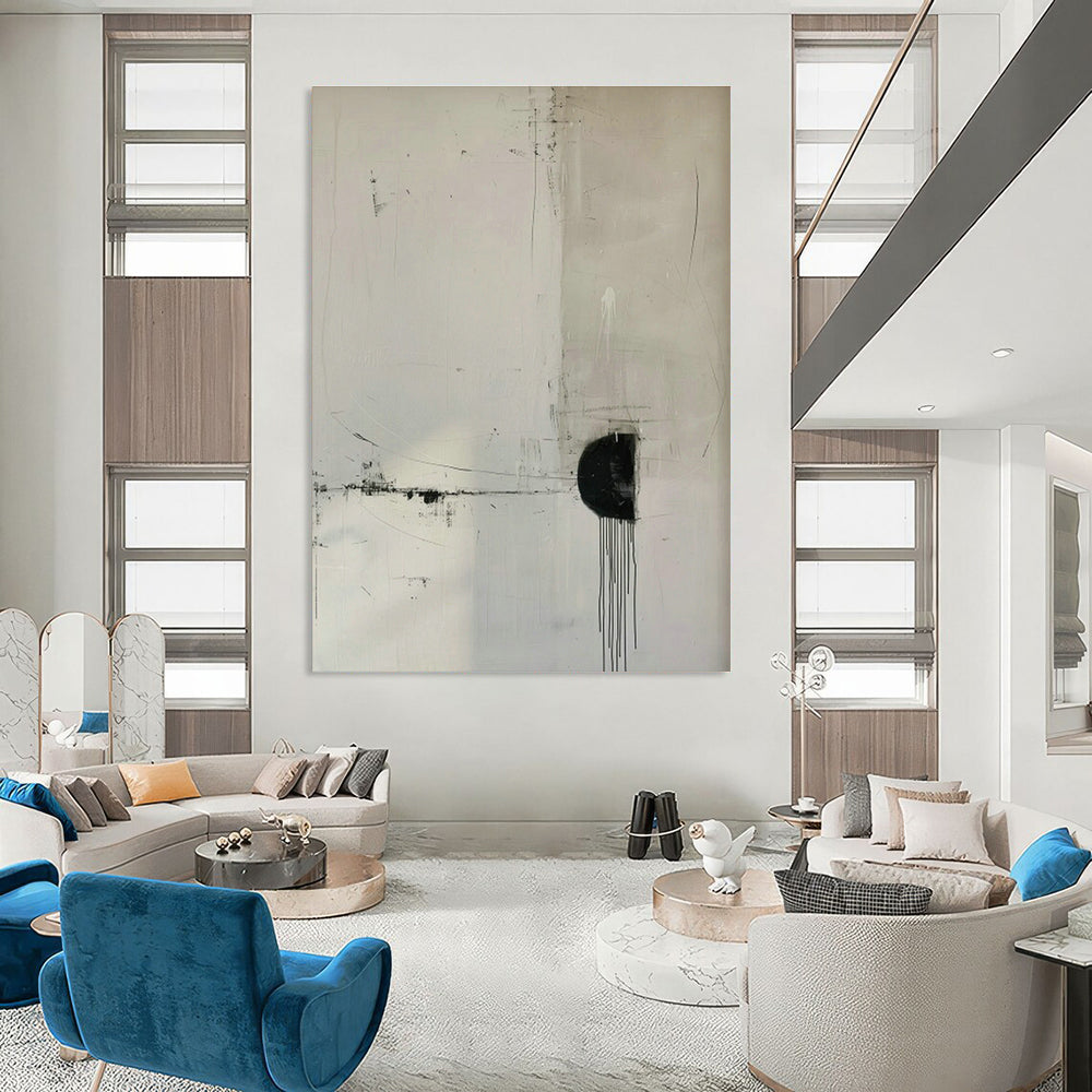 Extended - Width Custom Abstract Murals for Hallway Flow DLZ0421