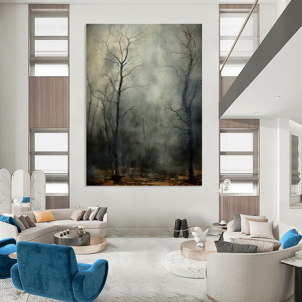 Large - Format Custom Abstract Art for Dining Room Ambiance DLZ0382