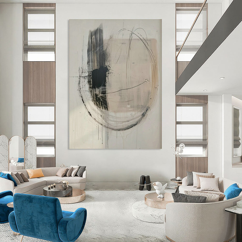 Colossal - Scale Custom Hand - Painted Abstracts for Office Prestige DLZ0420