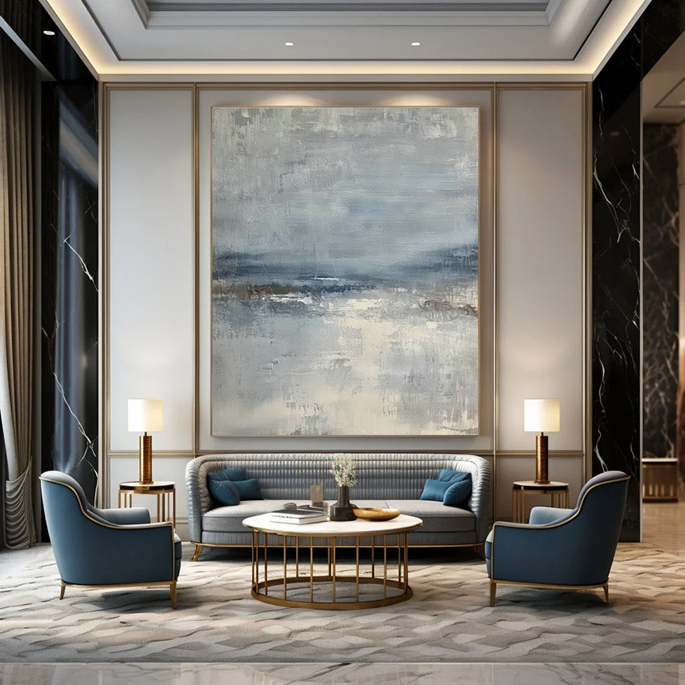 King - Sized Custom Abstract Canvases for Bedroom Luxury DLZ0417