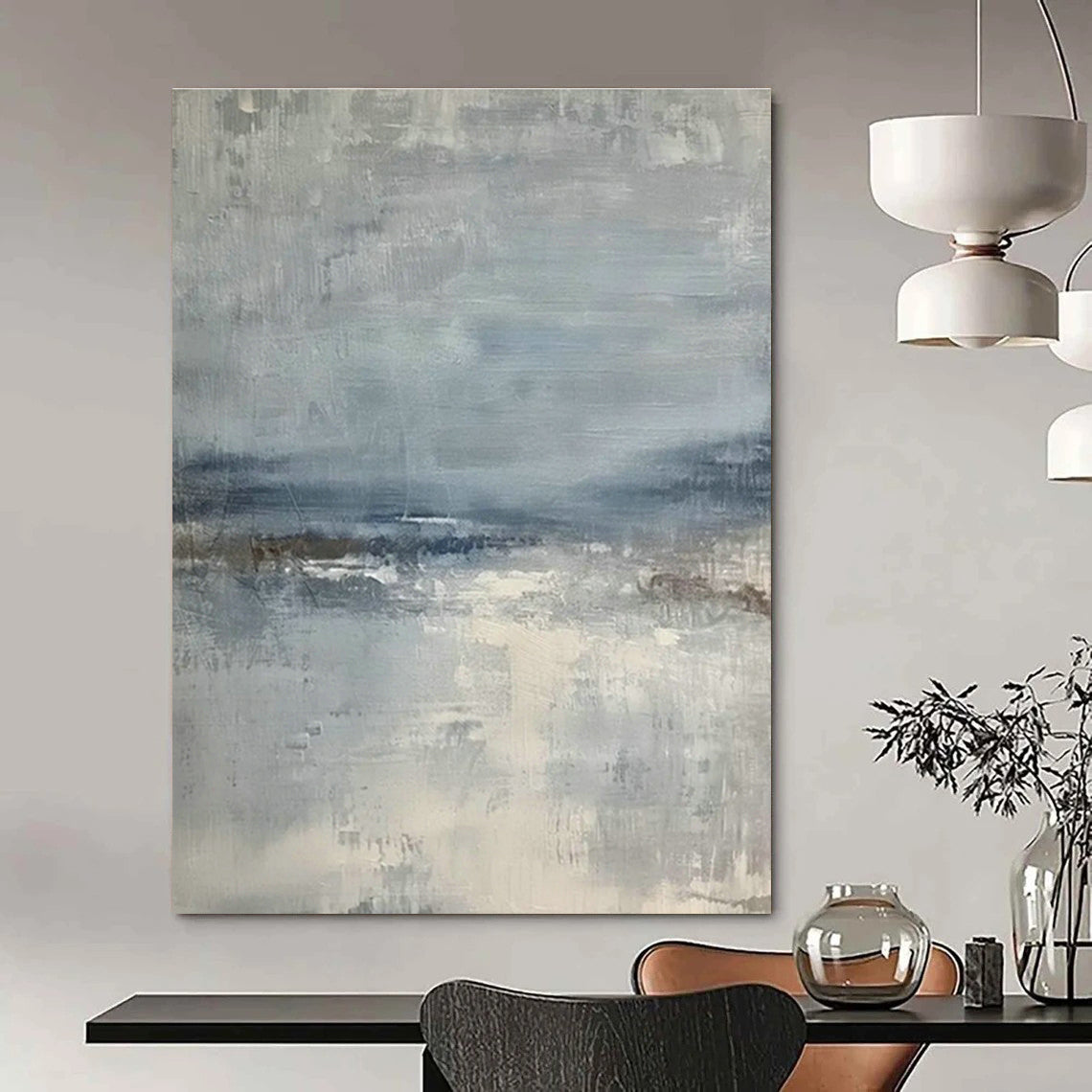 King - Sized Custom Abstract Canvases for Bedroom Luxury DLZ0417