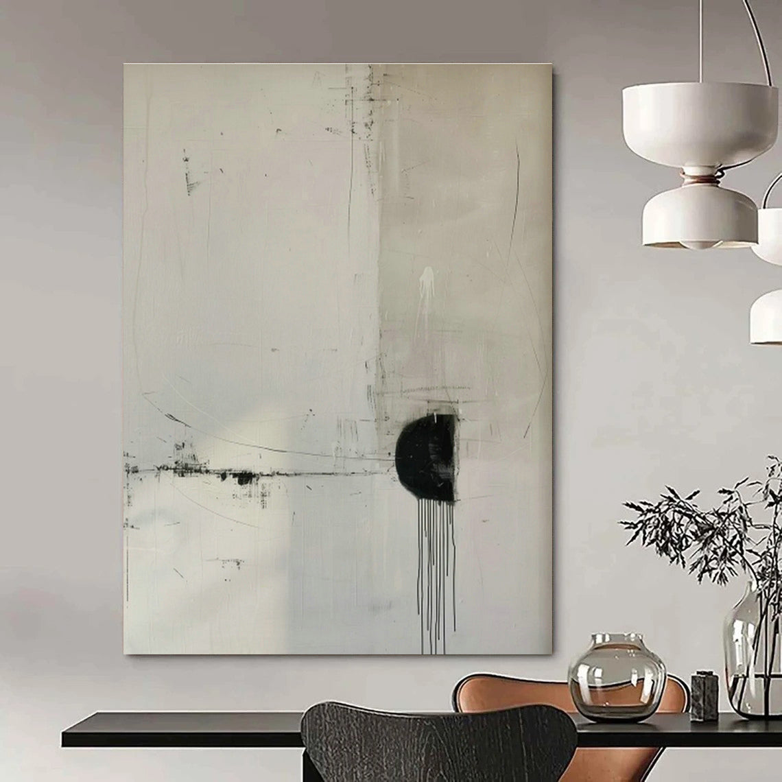 Extended - Width Custom Abstract Murals for Hallway Flow DLZ0421