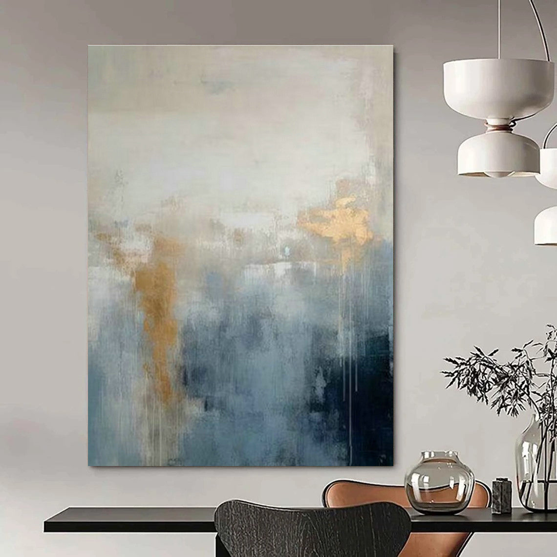 Extra - Long Custom Abstract Murals for Hallway Transformations DLZ0384