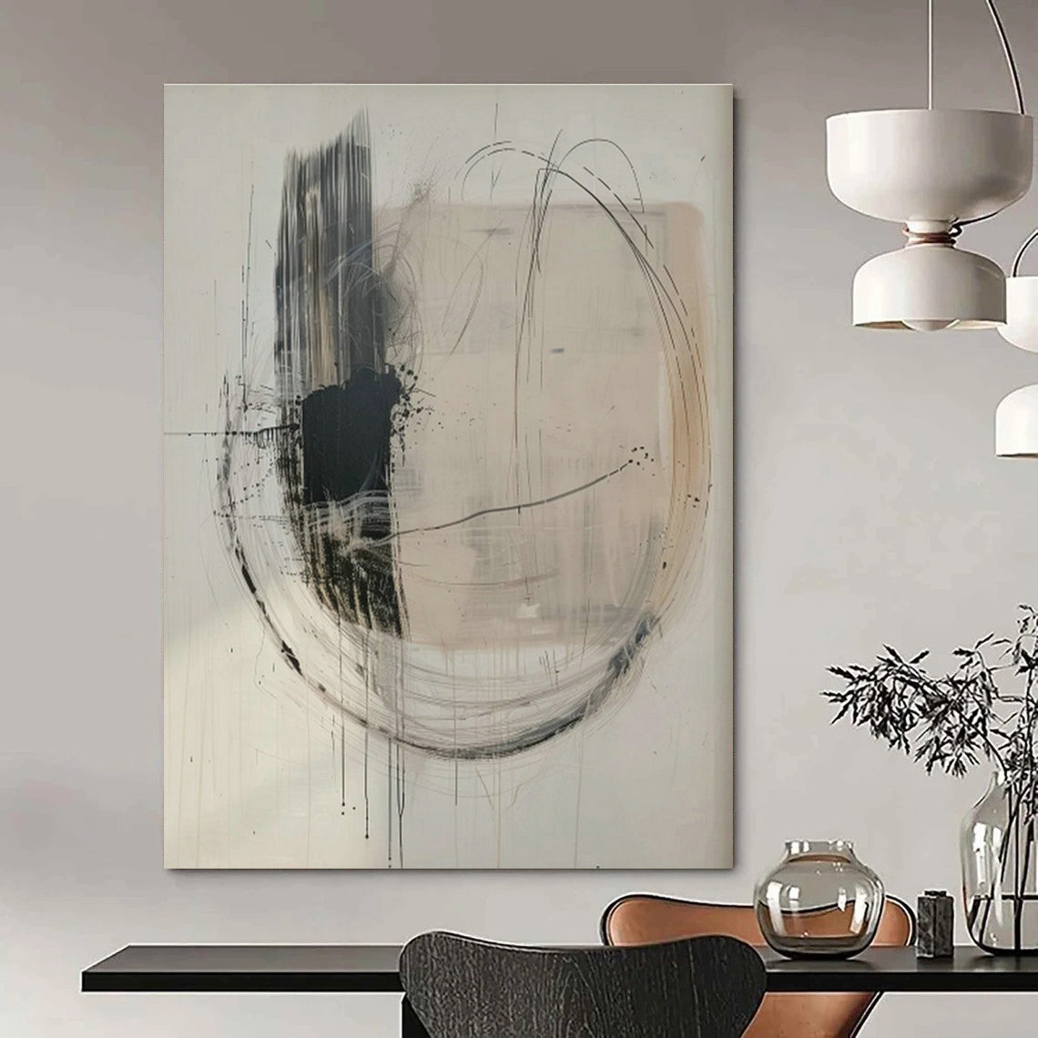 Colossal - Scale Custom Hand - Painted Abstracts for Office Prestige DLZ0420