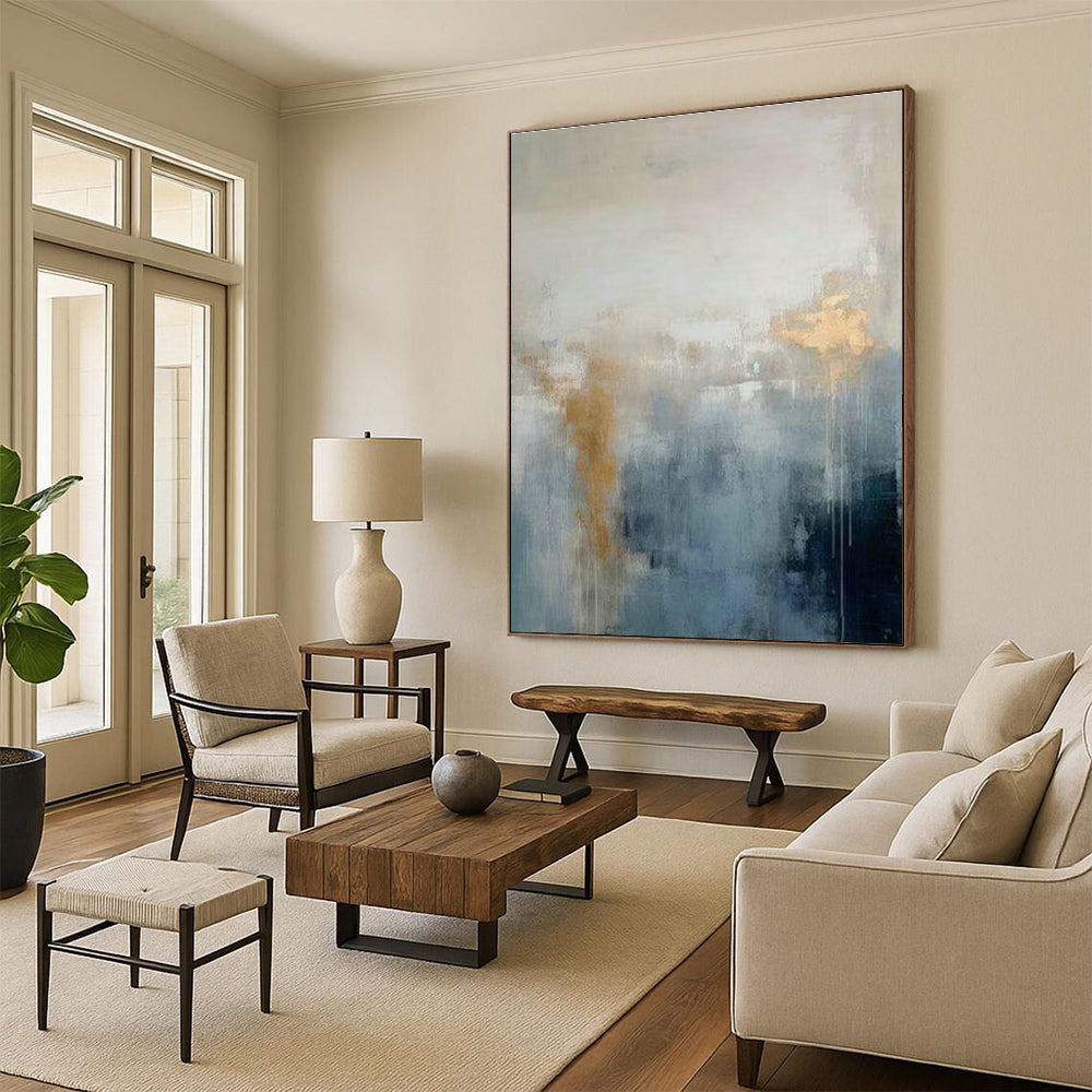 Extra - Long Custom Abstract Murals for Hallway Transformations DLZ0384