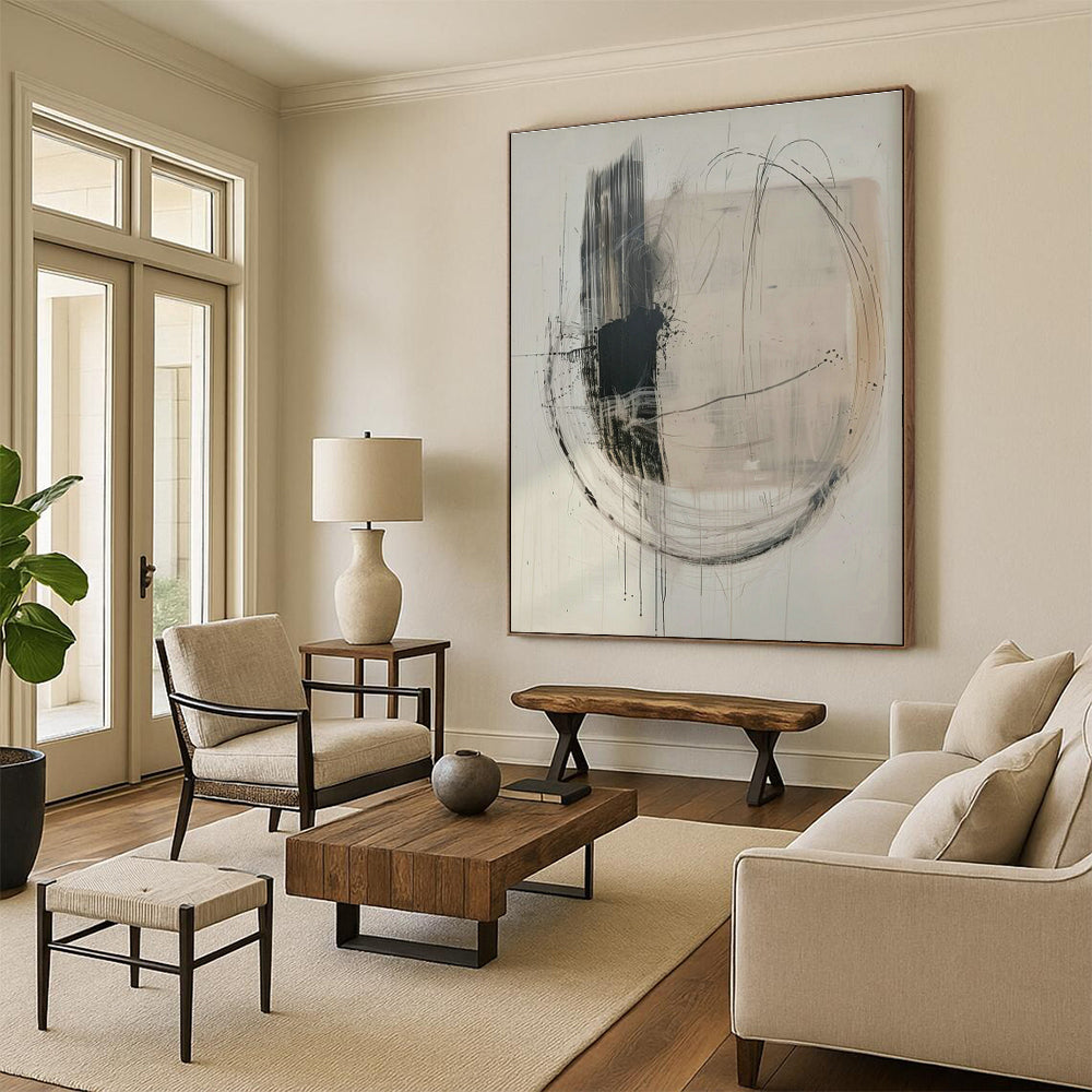 Colossal - Scale Custom Hand - Painted Abstracts for Office Prestige DLZ0420