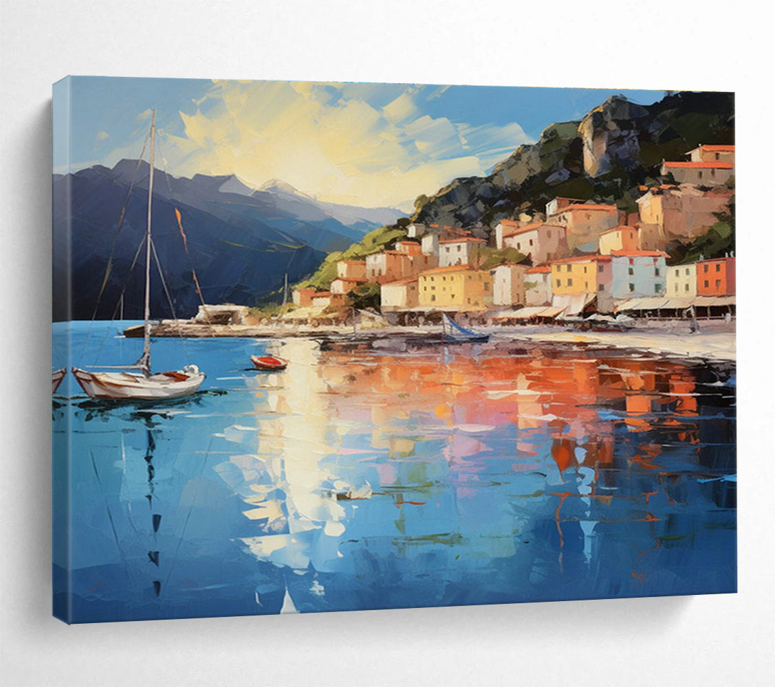 Big Customizable Handmade Abstract Painting for Spa Centers DLZ3261