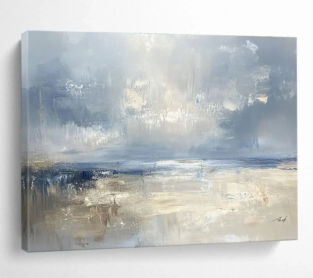 Coastal Reverie - An In-Depth Look at the Large Abstract Seascape and Its Artistic Vision