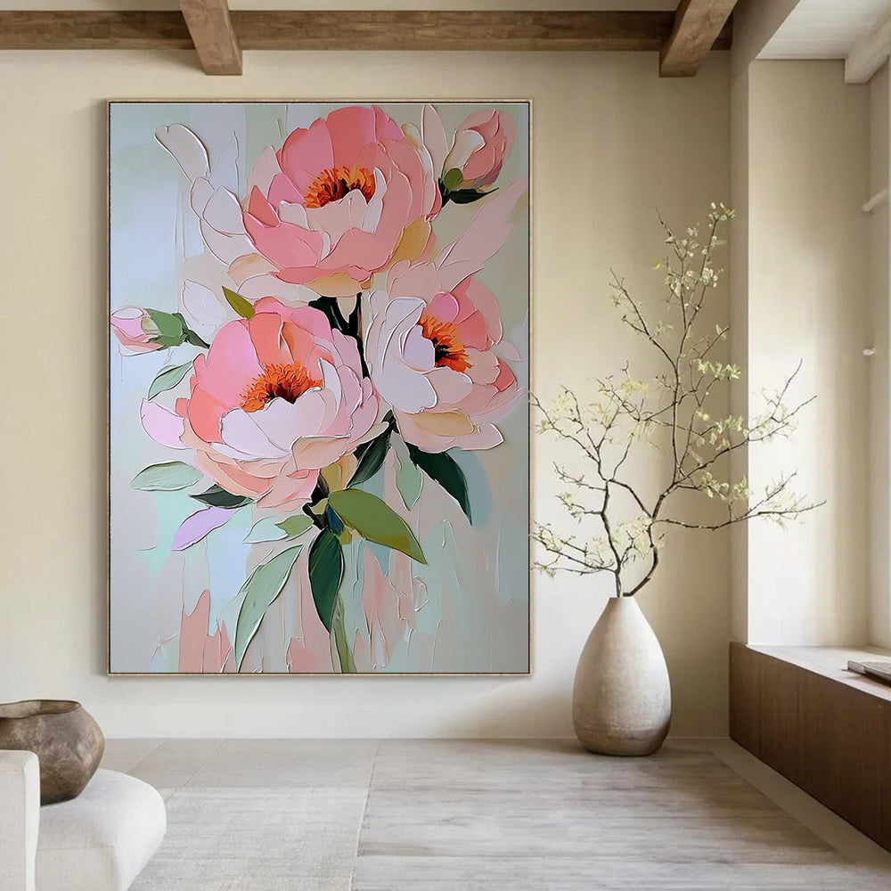The Allure of Pink Abstract Painting - A Celebration of Emotion, Femininity, and Contemporary Expression