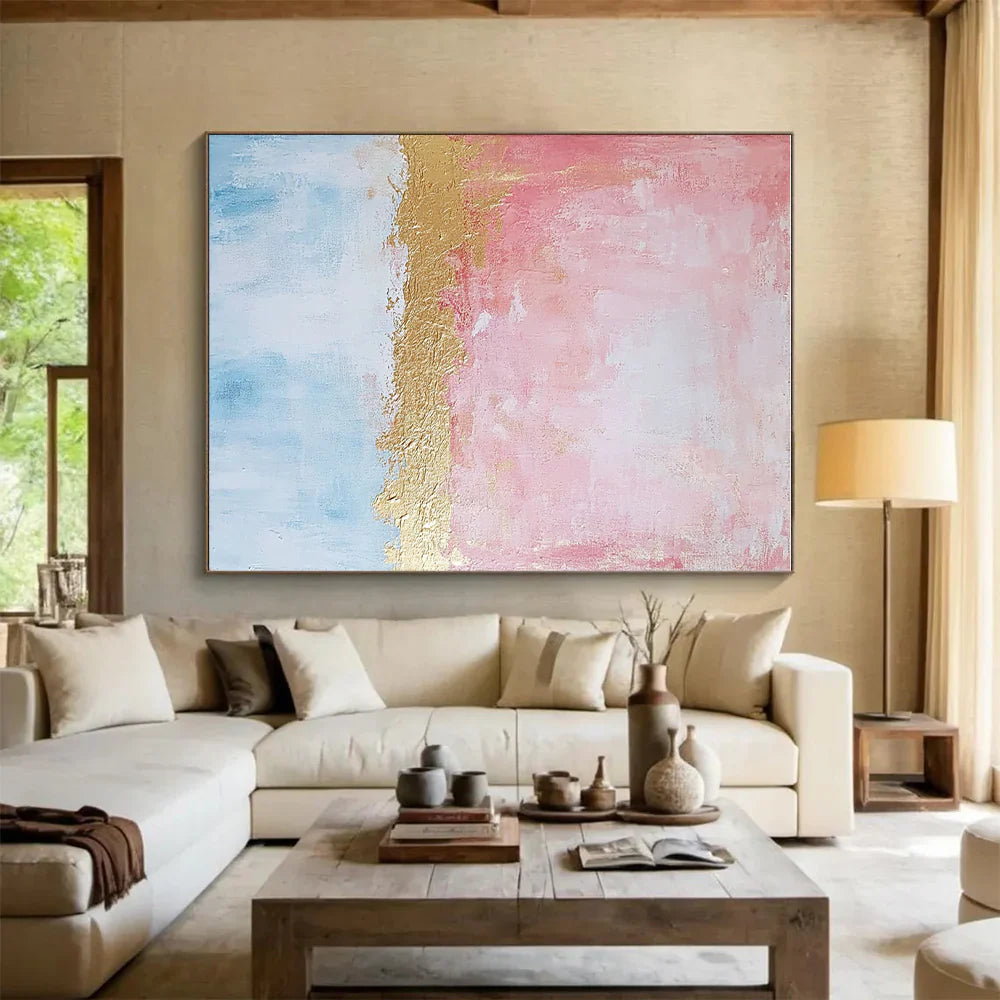 The Vibrant Allure of Pink Abstract Painting: A Journey Through Color and Emotion