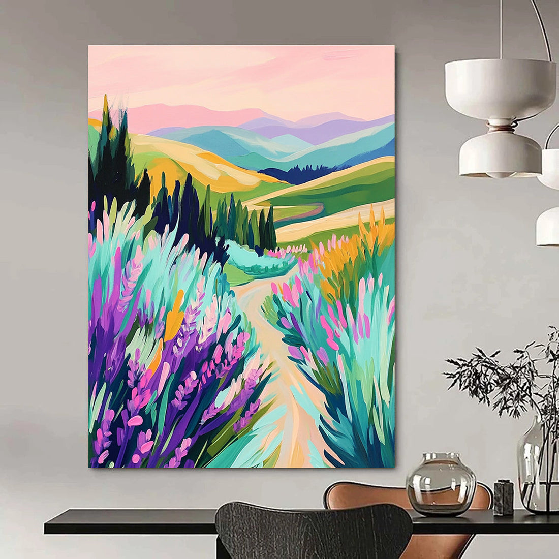 The Majestic Beauty of Purple Abstract Painting - Mystery, Elegance, and Artistic Expression