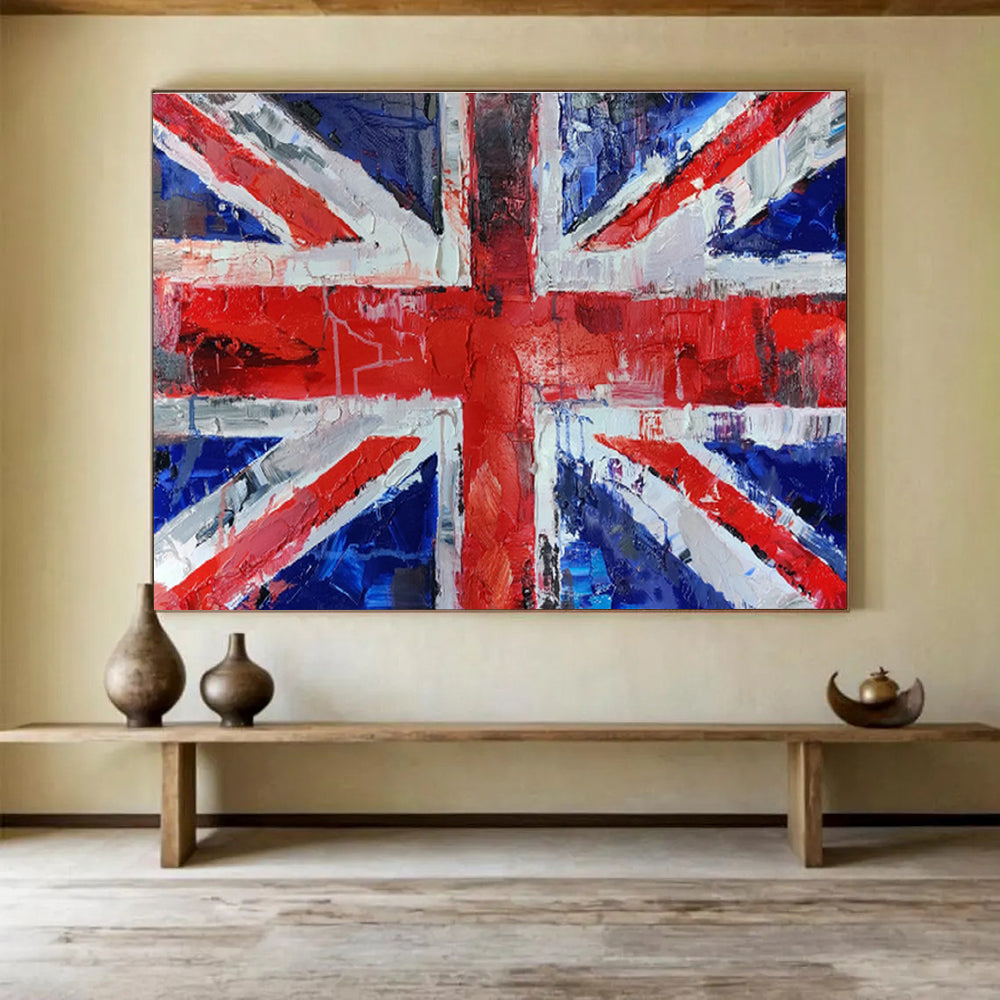 Custom-Made Casino Large Abstract Hand Painting