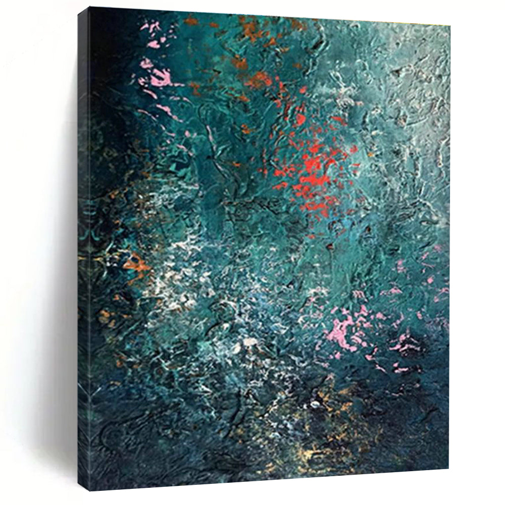 Colossal Custom Hand-Painted Abstract Art for E-Sports Arenas  DLZ0001
