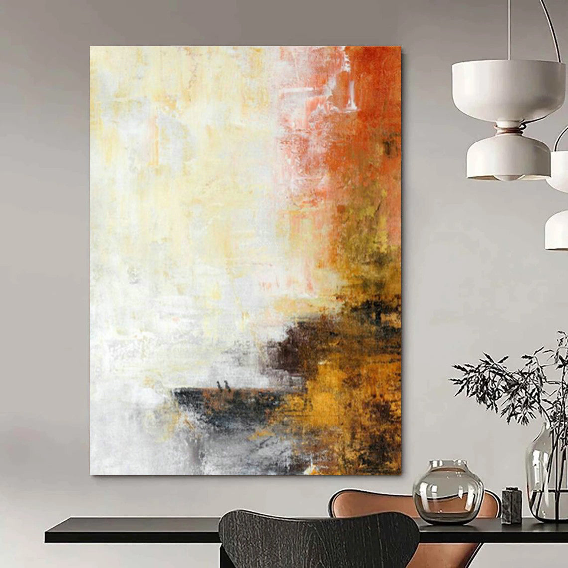 Extra Wide Custom Handmade Abstract Wall Art for Escape Room Venues  DLZ0066