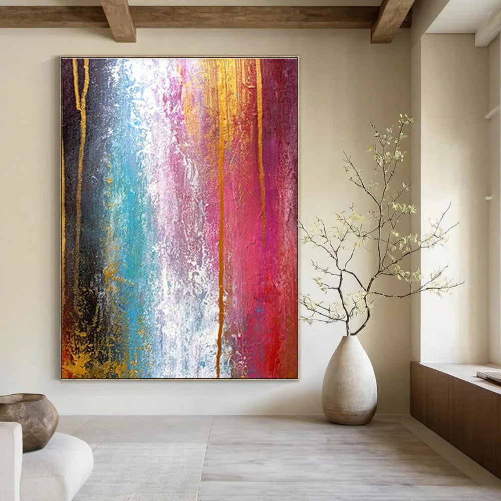 Giant Customizable Handmade Abstract Canvas for Wedding Chapels  DLZ0002