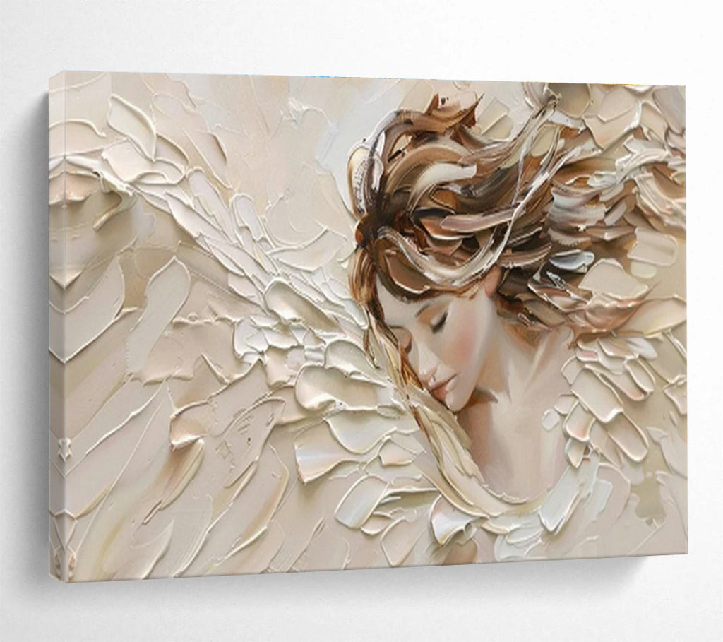 Large Custom Abstract Hand-Painted Art for Offshore Wave Energy Conversion Facility Control Room DLZ2838