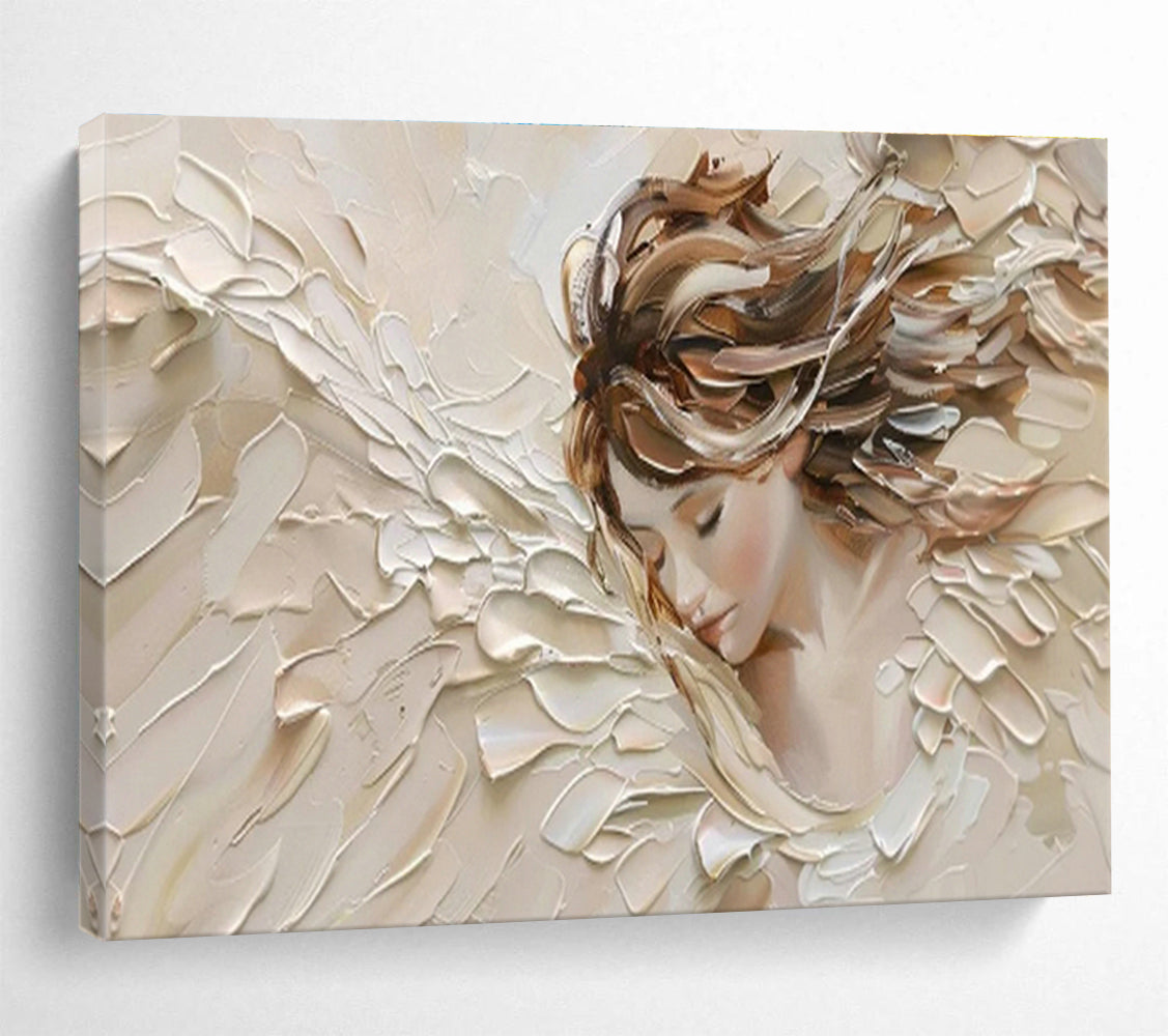 Large Custom Abstract Hand-Painted Art for Offshore Wave Energy Conversion Facility Control Room DLZ2838