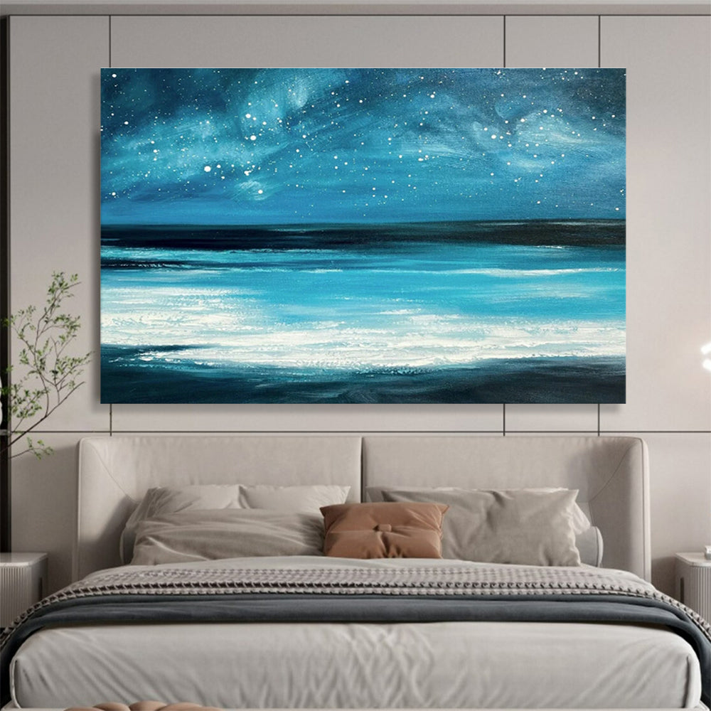 Customizable Wine Cellar Large Abstract Hand-Painted Art