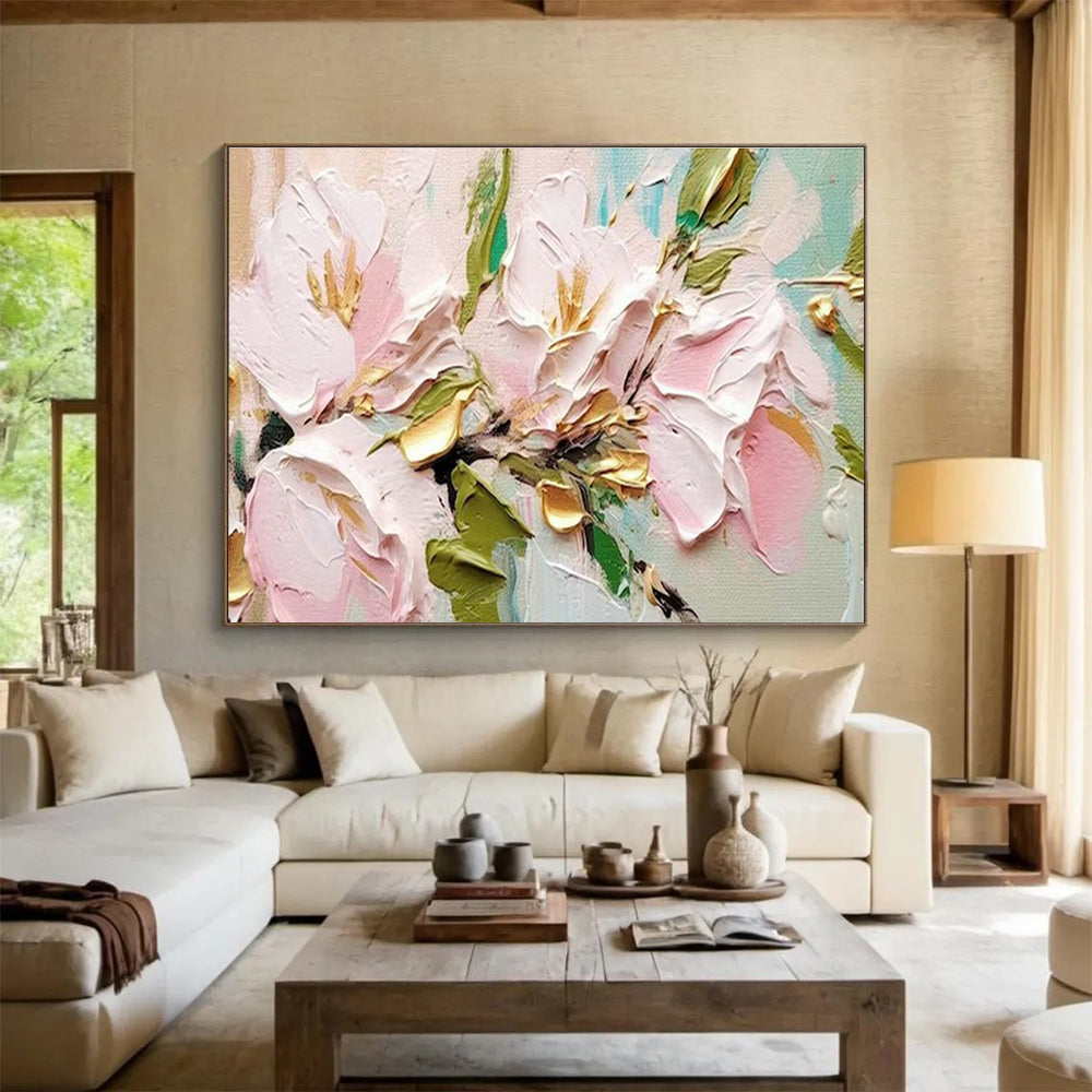 Tailored High-Speed Maglev Train Station Platform Giant Abstract Hand Painting DLZ2637