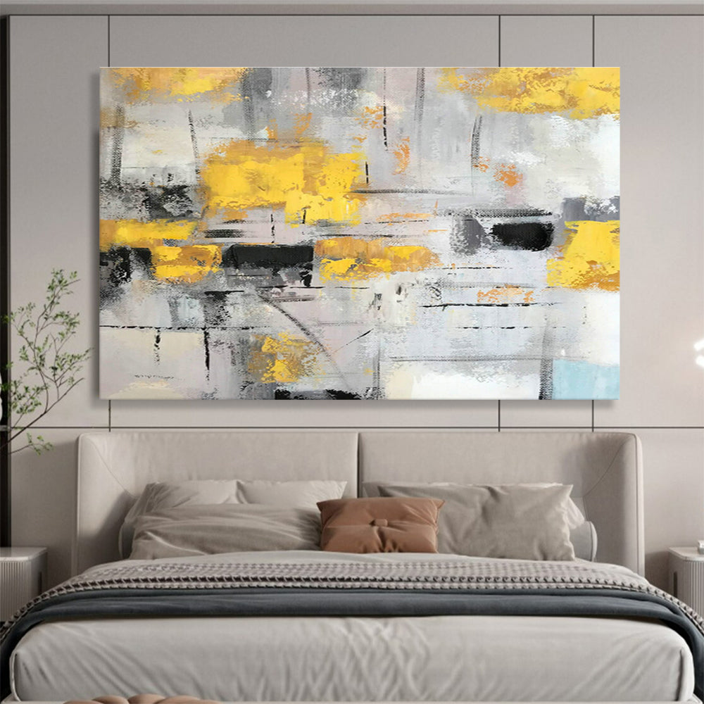 Bespoke Vertical Urban Vertical Microgreens Cultivation Facility Oversized Abstract Hand-Painted Mural DLZ2669