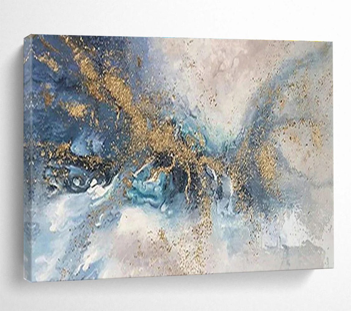 Big Custom Hand-Painted Abstract Artwork for Music Venues DLZ3264