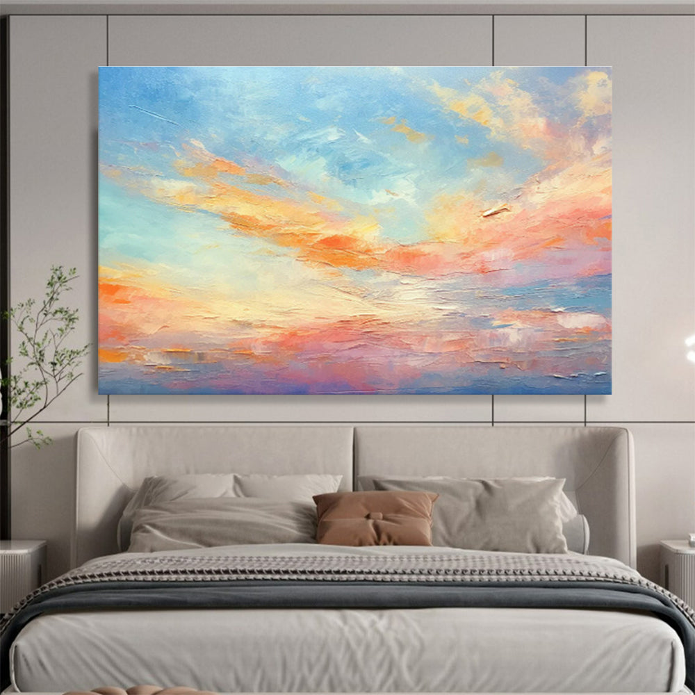 Custom-Made Aquarium Large Abstract Hand Painting