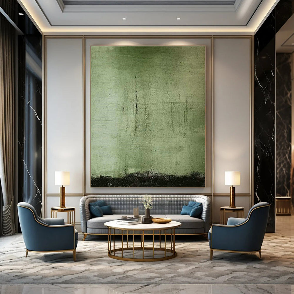Massive Custom Hand-Painted Abstract Canvas - Creative Energy for Mural Painting Studios  DLZ0247