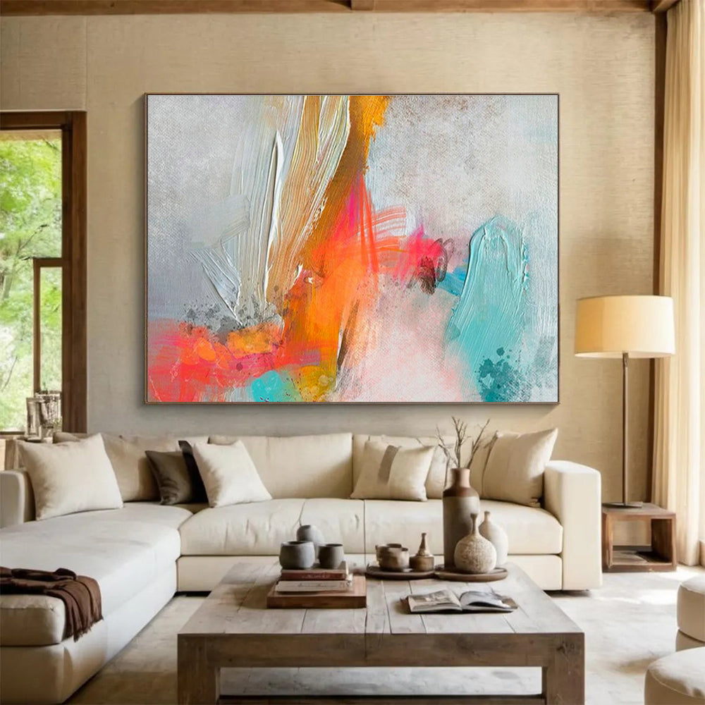 Tailored High-Altitude Balloon Observatory Giant Abstract Hand Painting DLZ2591