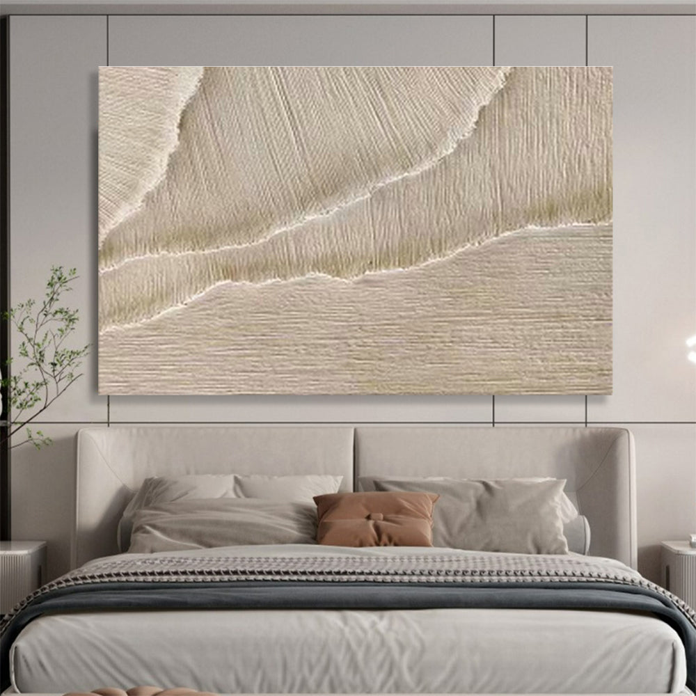 Custom-Made Negotiation Room Oversized Abstract Hand Painting