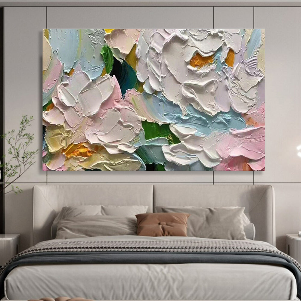 Custom-Made Giant Abstract Hand Painting for Deep-Sea Hydrothermal Vent Mineral Precipitation and Deposition Research Lab DLZ3201