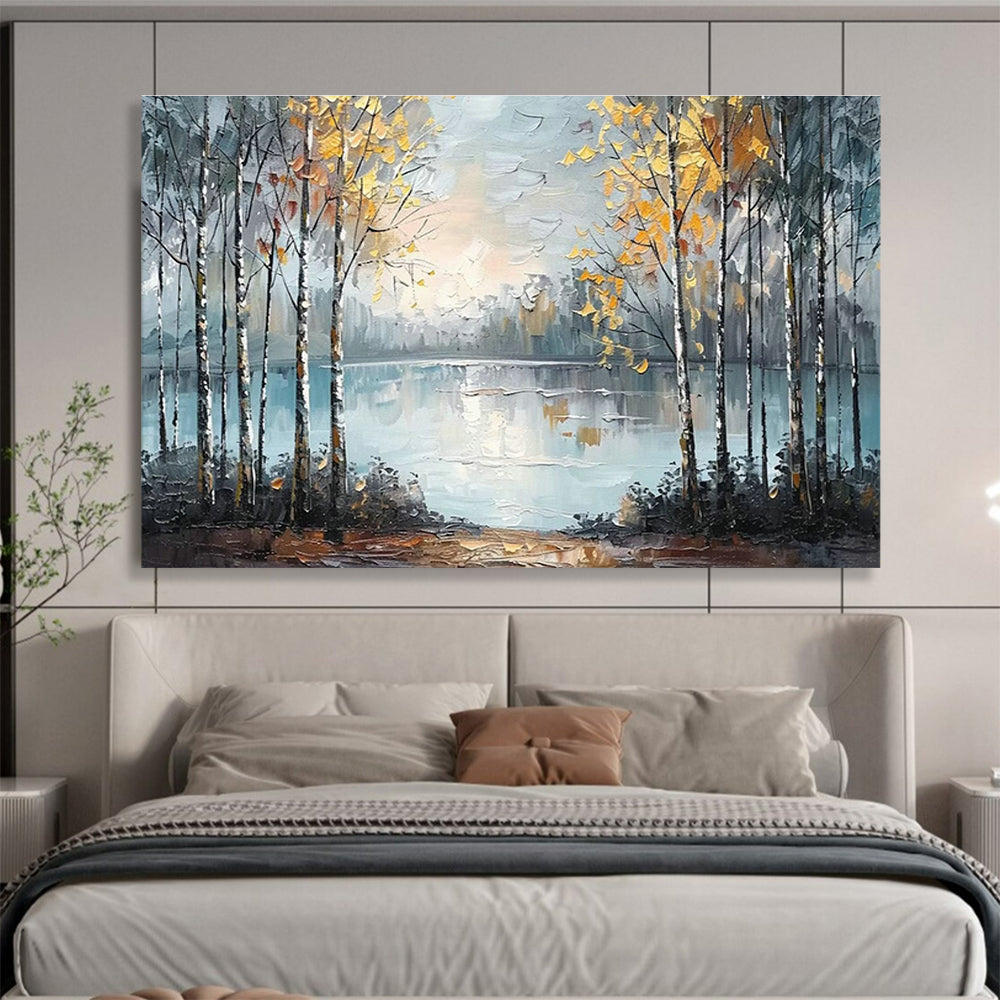 Huge Custom Handmade Abstract Wall Art for Wellness Retreats DLZ3288