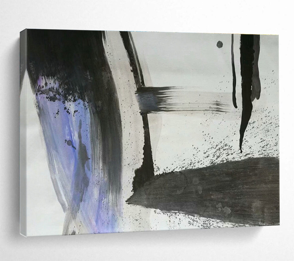 Handmade Large Abstract Painting, Metallic Accents for Glamorous Interiors DLZ3236