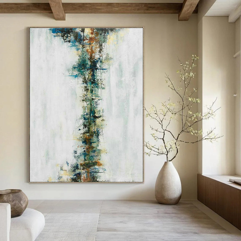 Extra Wide Custom Handmade Abstract Painting for Miniature Painting Studios  DLZ0024