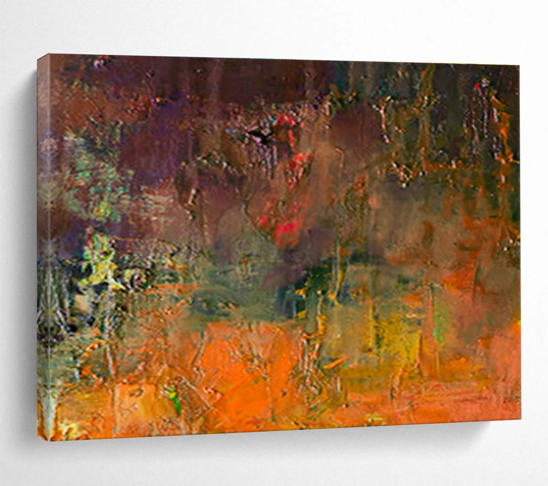 Custom Giant Abstract Hand Painting for Woodworking Shop DLZ2754