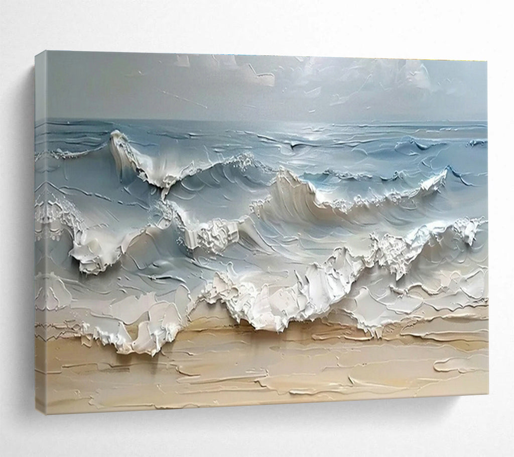 Custom-Made Giant Abstract Hand Painting for Subterranean Geothermal Power Plant Power Generation Efficiency Improvement Center DLZ3180