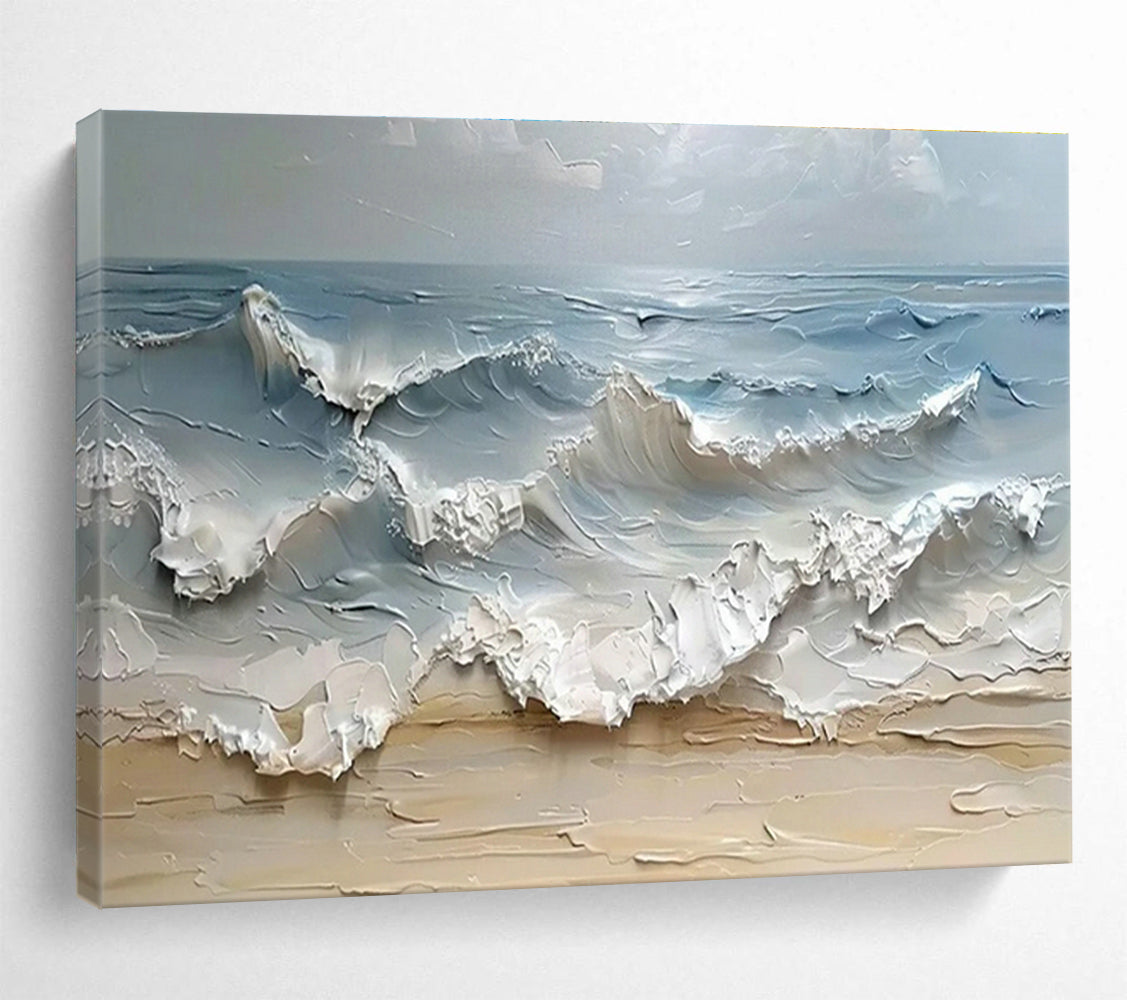 Custom-Made Giant Abstract Hand Painting for Subterranean Geothermal Power Plant Power Generation Efficiency Improvement Center DLZ3180