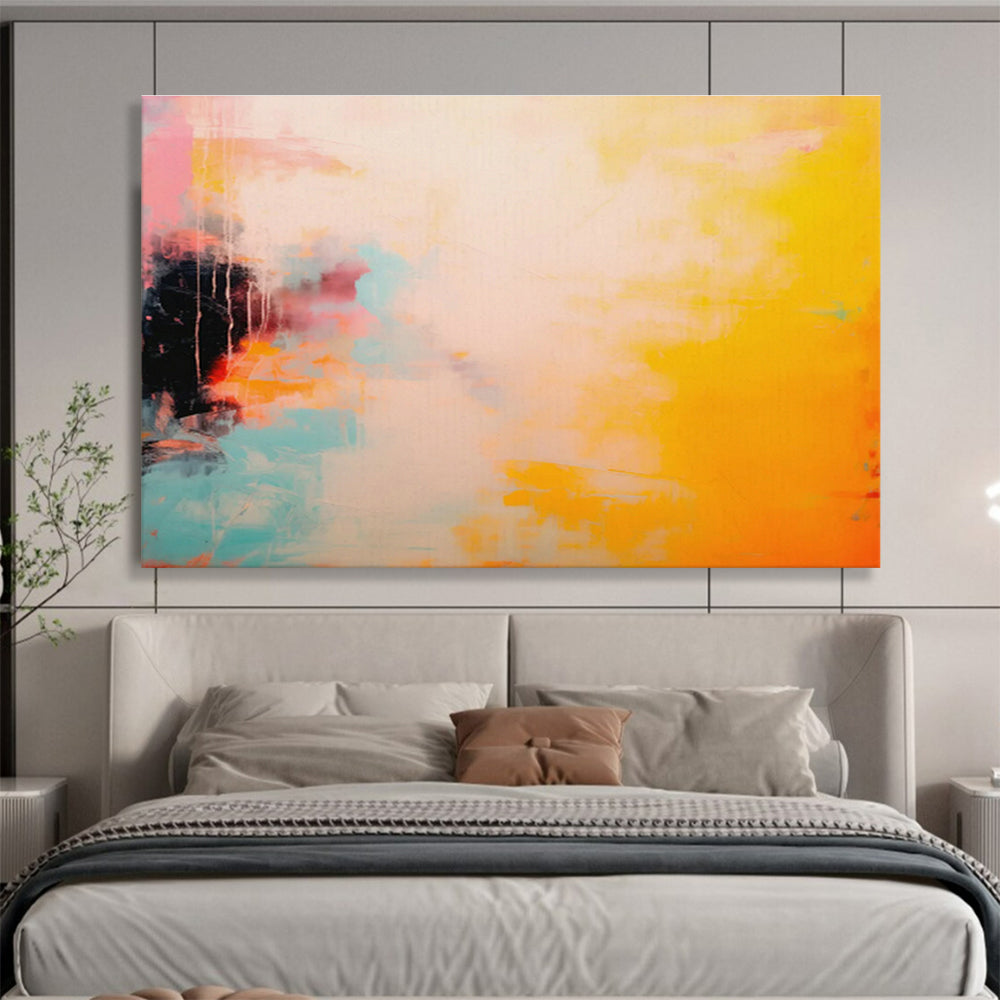 Customized Large-Scale Abstract Hand Painting for Nanotechnology Laboratory DLZ2855