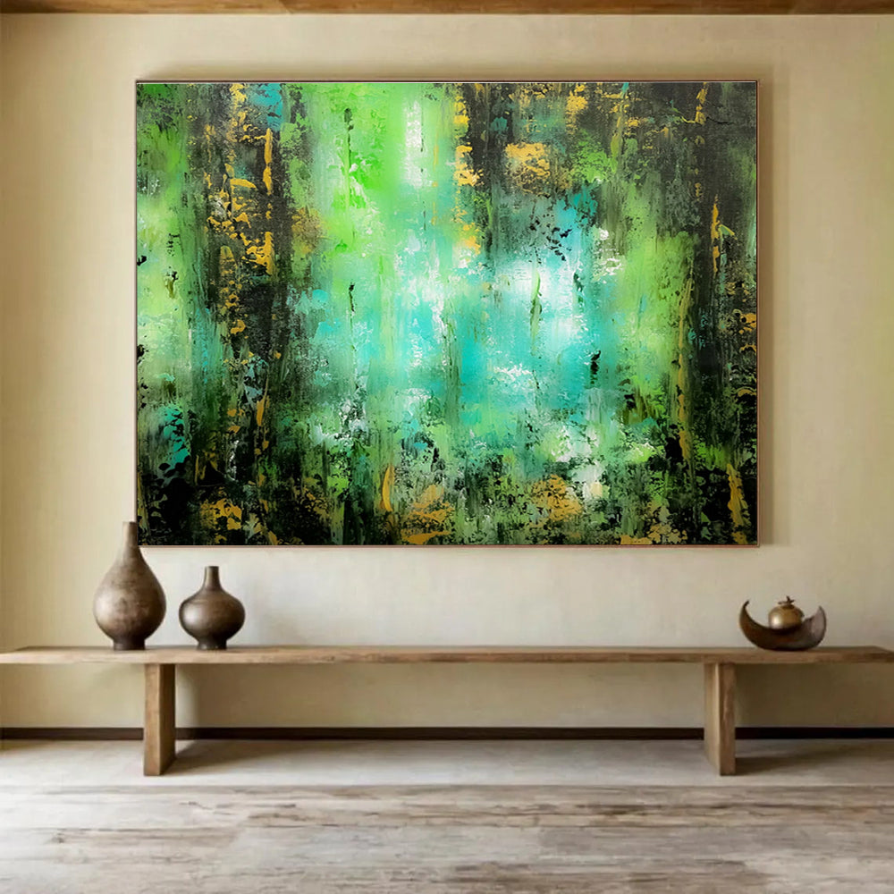 Jumbo Custom Hand-Painted Abstract Art for Aquarium Gift Shops DLZ3305