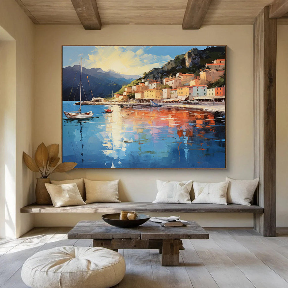 Big Customizable Handmade Abstract Painting for Spa Centers DLZ3261