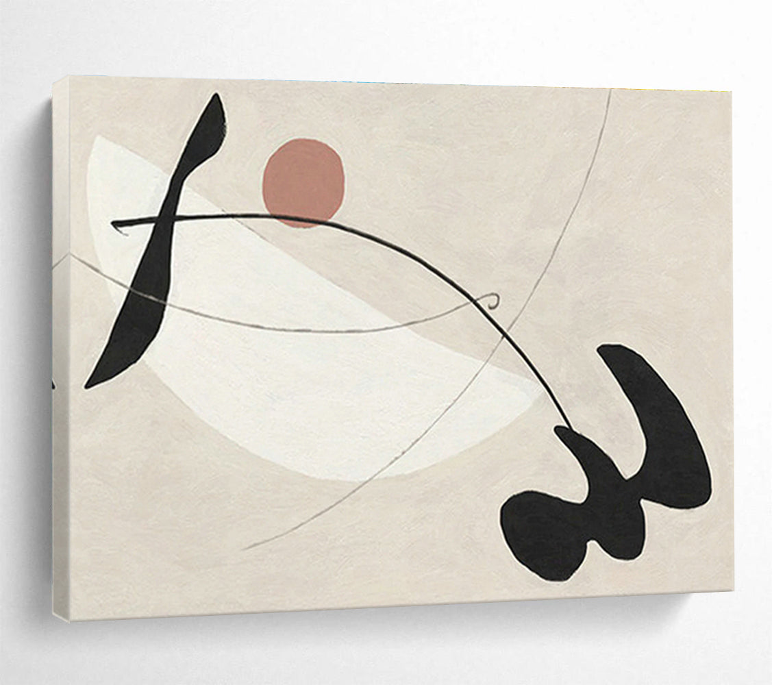 Customized Large Abstract Hand Painting for Underwater Noise Pollution Impact Assessment and Mitigation Project DLZ3122