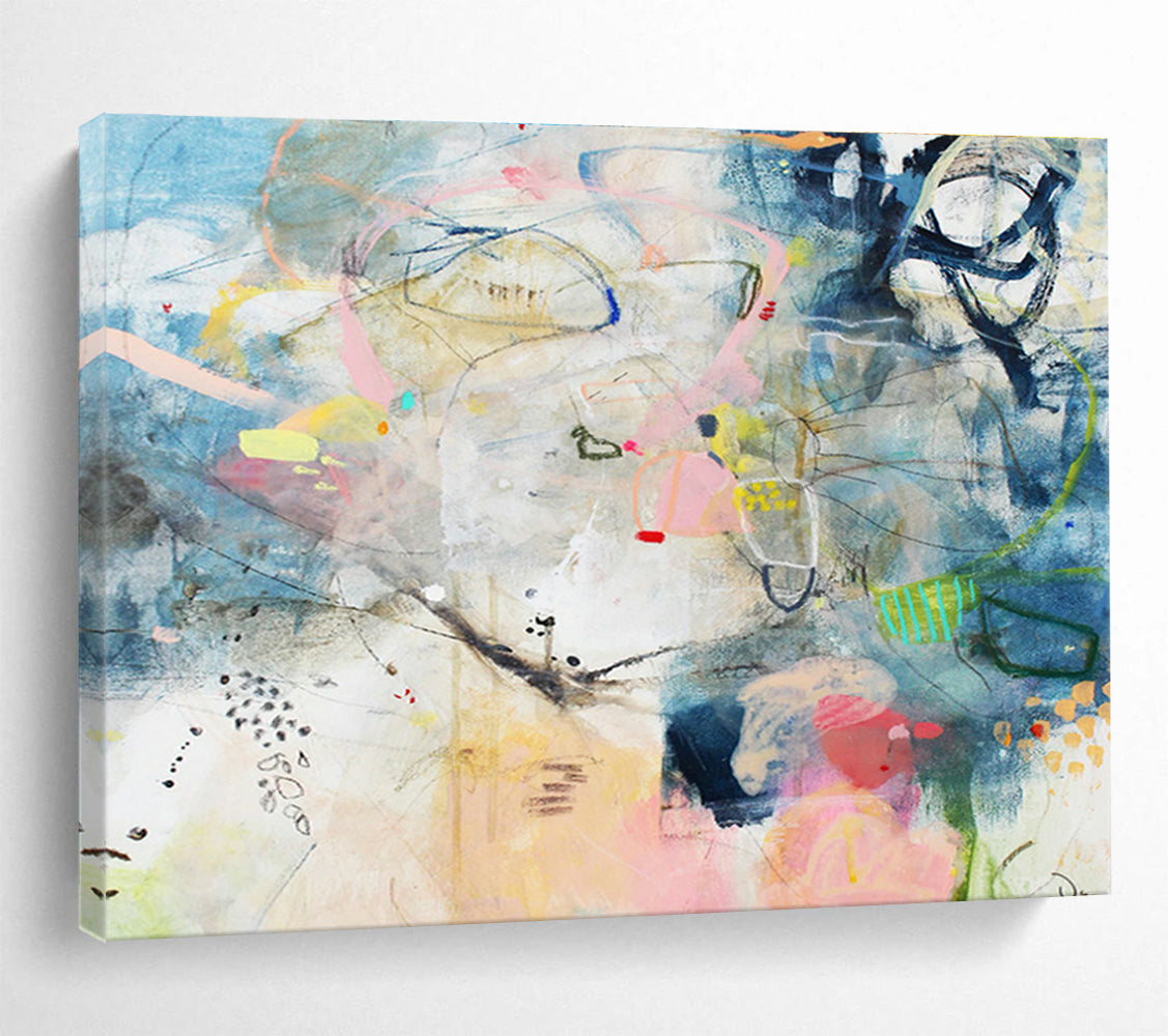 Custom-Made Office Oversized Abstract Hand Painting